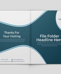 Alternative view of A4 Folder – 350GSM Art Matt Paper with Matt Lamination | 1000 Pcs