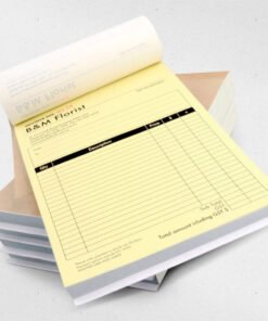 Alternative view of A5 Size Invoice (NCR)