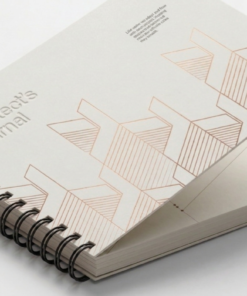 A5 Foiling & Debossing Spiral Notebook